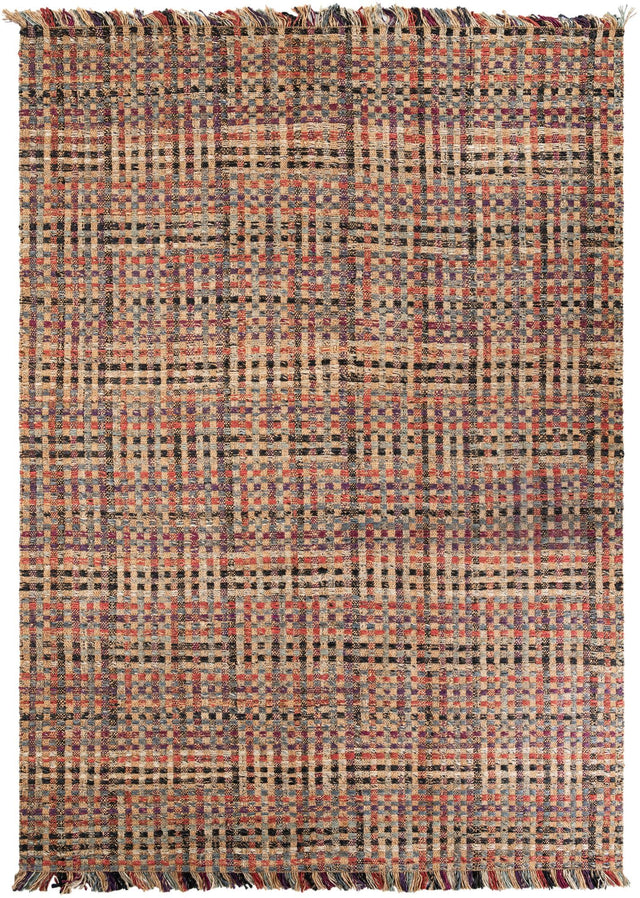Multicolor 10' x 14' 1 Chunky Jute Rectangle Area Rug 100% All Natural Jute Sustainable Eco-Friendly Carpet Mat for Natural Interior Design Homes for Sale at Rug Engine