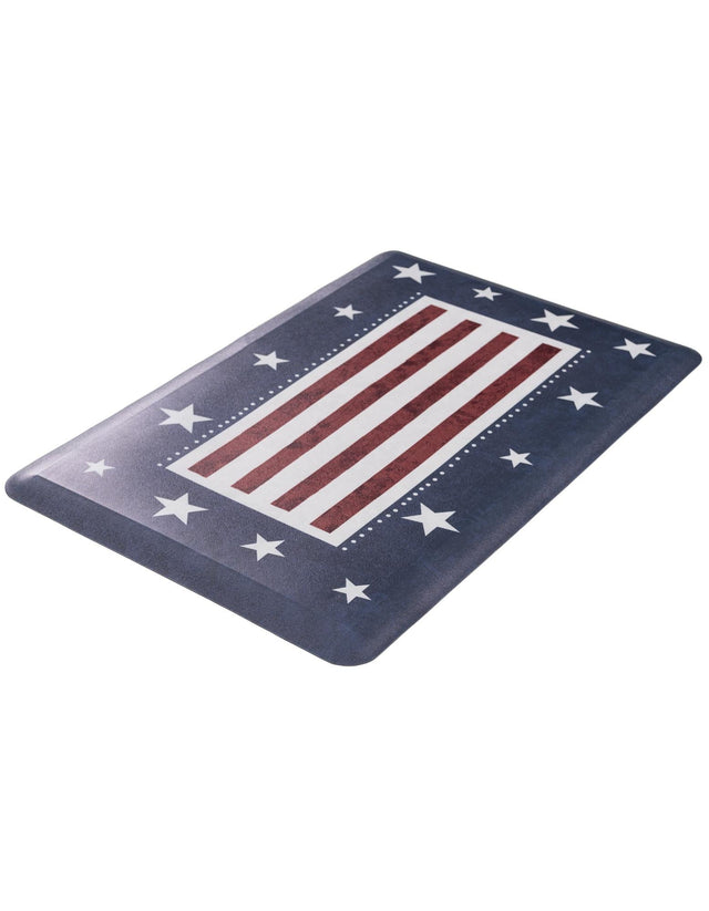 Red and Blue 2' x 3' Comfort Mat Rectangle Rug