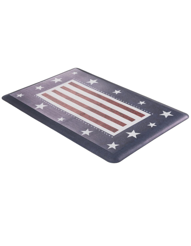 Red and Blue 2' x 3' Comfort Mat Rectangle Rug