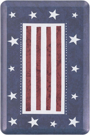 Red and Blue 2' x 3' Comfort Mat Rectangle Rug