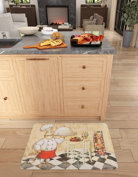 Anti-Fatigue Multicolor 2' x 3' Comfort Standing Mat  for Kitchen, Bath, Laundry Room, Office Colorful PVC Durable Non-Slip Water Resistant Spill Proof Rug Thick Rubber for Sale at Rug Engine