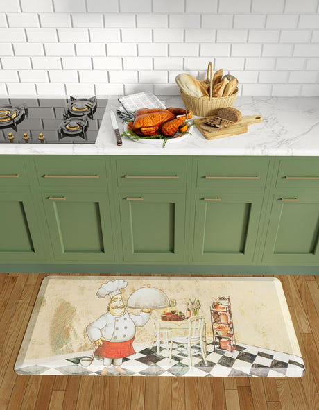 Anti-Fatigue Multicolor 2' x 5' Comfort Standing Mat  for Kitchen, Bath, Laundry Room, Office Colorful PVC Durable Non-Slip Water Resistant Spill Proof Rug Thick Rubber for Sale at Rug Engine