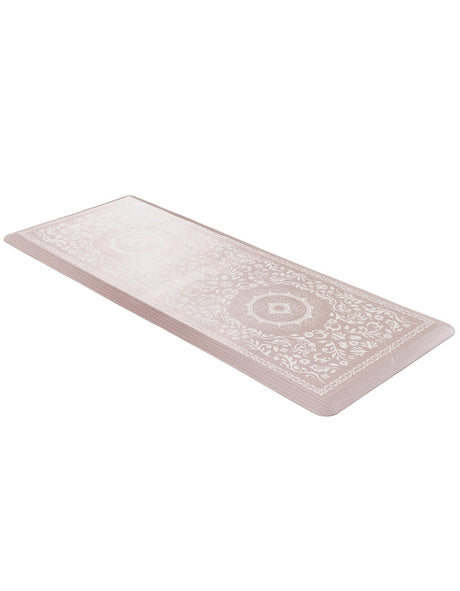 Anti-Fatigue Beige 2' x 5' Comfort Standing Mat  for Kitchen, Bath, Laundry Room, Office Colorful PVC Durable Non-Slip Water Resistant Spill Proof Rug Thick Rubber for Sale at Rug Engine