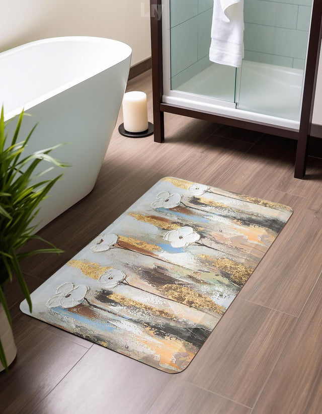 Multicolor 2' x 3' Comfort Mat Rectangle Rug