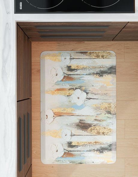 Anti-Fatigue Multicolor 2' x 3' Comfort Standing Mat  for Kitchen, Bath, Laundry Room, Office Colorful PVC Durable Non-Slip Water Resistant Spill Proof Rug Thick Rubber for Sale at Rug Engine