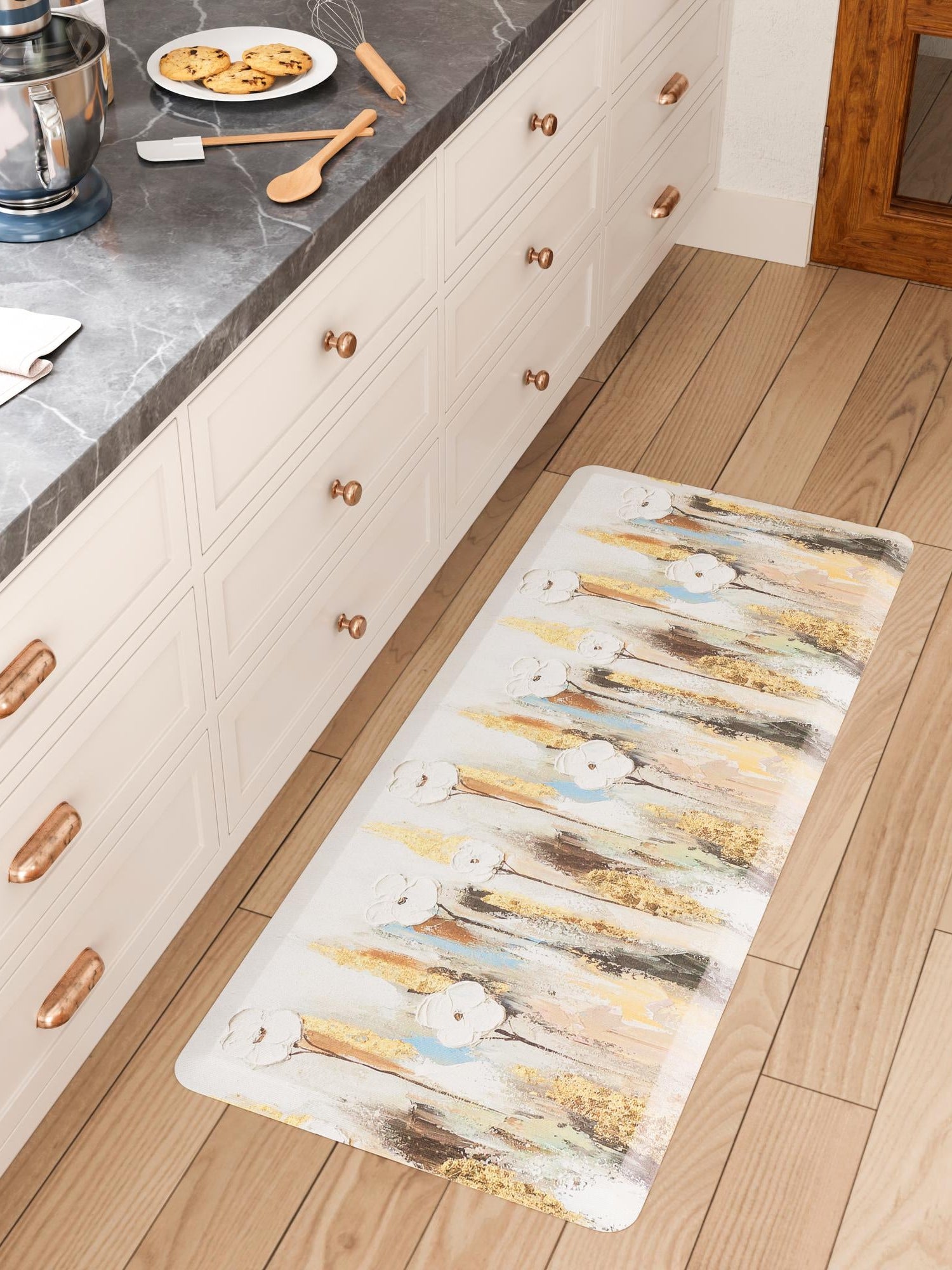 Anti-Fatigue Multicolor 2' x 3' Comfort Standing Mat  for Kitchen, Bath, Laundry Room, Office Colorful PVC Durable Non-Slip Water Resistant Spill Proof Rug Thick Rubber for Sale at Rug Engine