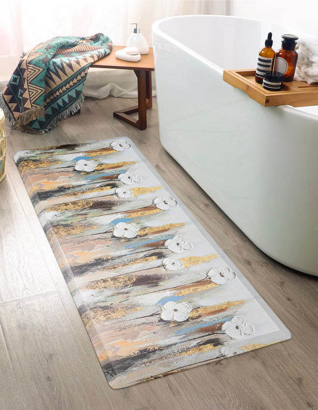 Multicolor 2' x 5' Comfort Mat Rectangle Rug