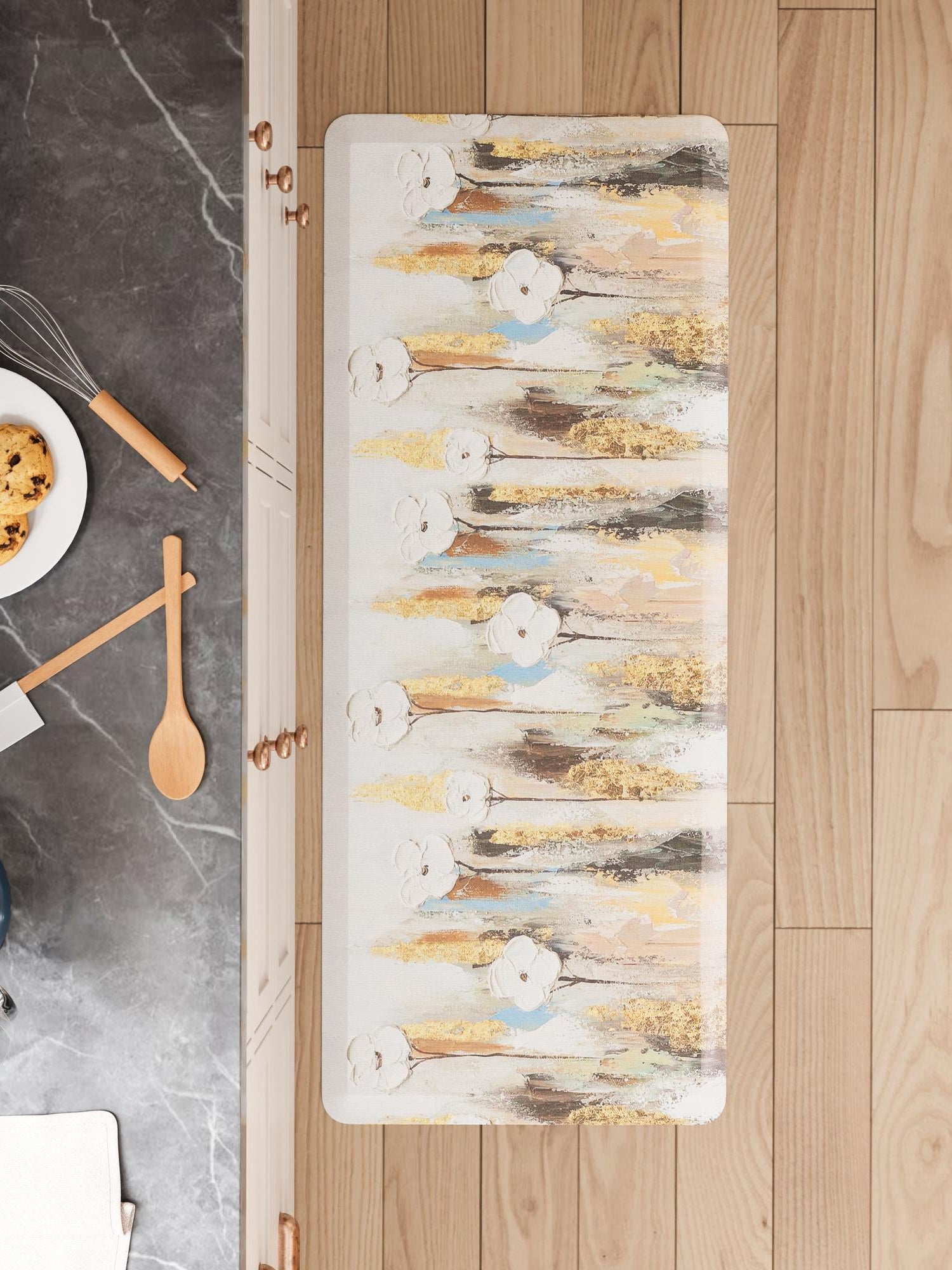 Anti-Fatigue Multicolor 2' x 5' Comfort Standing Mat  for Kitchen, Bath, Laundry Room, Office Colorful PVC Durable Non-Slip Water Resistant Spill Proof Rug Thick Rubber for Sale at Rug Engine