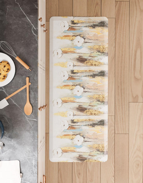 Anti-Fatigue Multicolor 2' x 5' Comfort Standing Mat  for Kitchen, Bath, Laundry Room, Office Colorful PVC Durable Non-Slip Water Resistant Spill Proof Rug Thick Rubber for Sale at Rug Engine