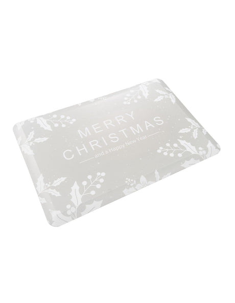 Seasonal Festive Anti-Fatigue Gray 2' x 3' Comfort Standing Mat  for Kitchen, Bath, Laundry Room, Office Colorful PVC Durable Non-Slip Water Resistant Spill Proof Rug Thick Rubber for Sale at Rug Engine