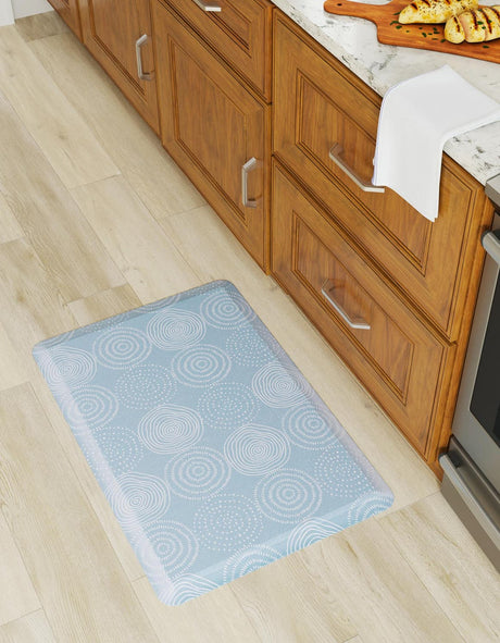 Blue 2' x 3' Comfort Mat Rectangle Rug