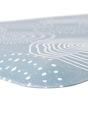 Anti-Fatigue Blue 2' x 5' Comfort Standing Mat  for Kitchen, Bath, Laundry Room, Office Colorful PVC Durable Non-Slip Water Resistant Spill Proof Rug Thick Rubber for Sale at Rug Engine