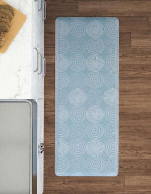 Blue 2' x 3' Comfort Mat Rectangle Rug