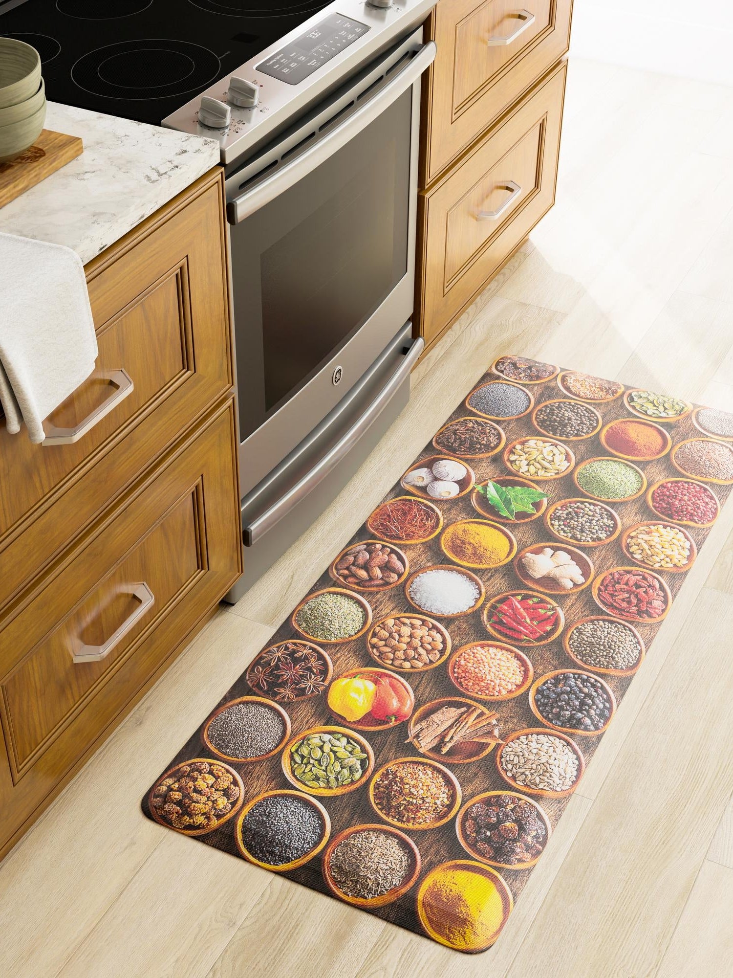 Anti-Fatigue Multicolor 2' x 3' Comfort Standing Mat  for Kitchen, Bath, Laundry Room, Office Colorful PVC Durable Non-Slip Water Resistant Spill Proof Rug Thick Rubber for Sale at Rug Engine