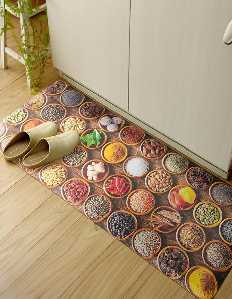 Anti-Fatigue Multicolor 2' x 5' Comfort Standing Mat  for Kitchen, Bath, Laundry Room, Office Colorful PVC Durable Non-Slip Water Resistant Spill Proof Rug Thick Rubber for Sale at Rug Engine