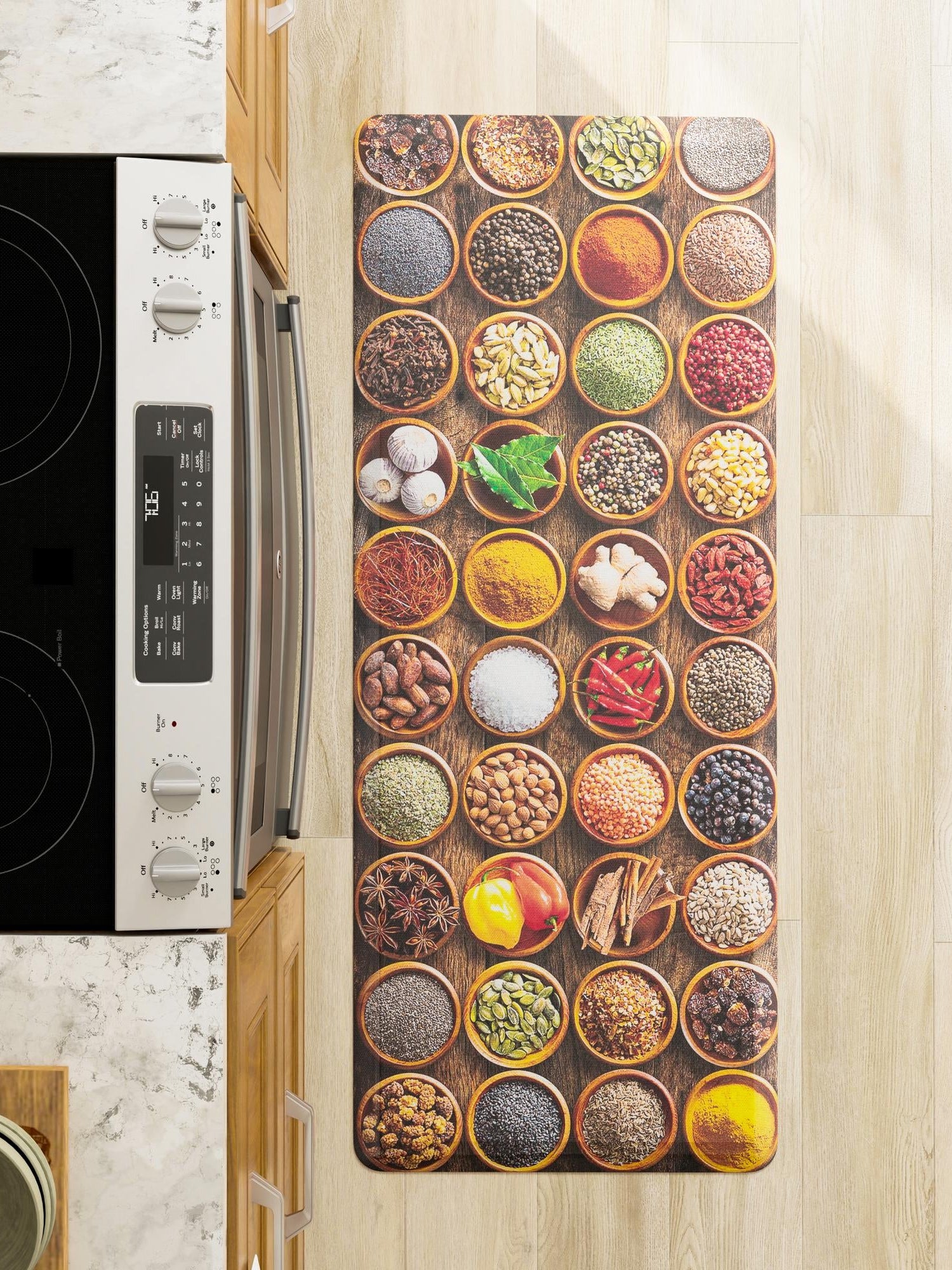 Anti-Fatigue Multicolor 2' x 3' Comfort Standing Mat  for Kitchen, Bath, Laundry Room, Office Colorful PVC Durable Non-Slip Water Resistant Spill Proof Rug Thick Rubber for Sale at Rug Engine