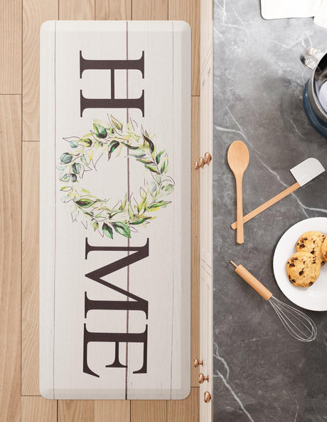 Anti-Fatigue White 2' x 3' Comfort Standing Mat  for Kitchen, Bath, Laundry Room, Office Colorful PVC Durable Non-Slip Water Resistant Spill Proof Rug Thick Rubber for Sale at Rug Engine