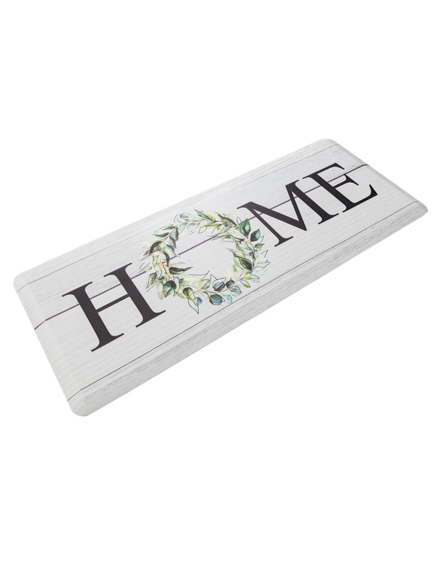 White 2' x 5' Comfort Mat Rectangle Rug