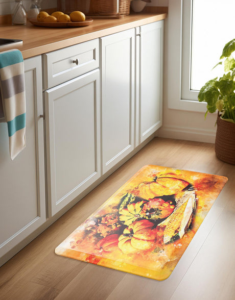 Seasonal Festive Anti-Fatigue Multicolor 2' x 3' Comfort Standing Mat  for Kitchen, Bath, Laundry Room, Office Colorful PVC Durable Non-Slip Water Resistant Spill Proof Rug Thick Rubber for Sale at Rug Engine