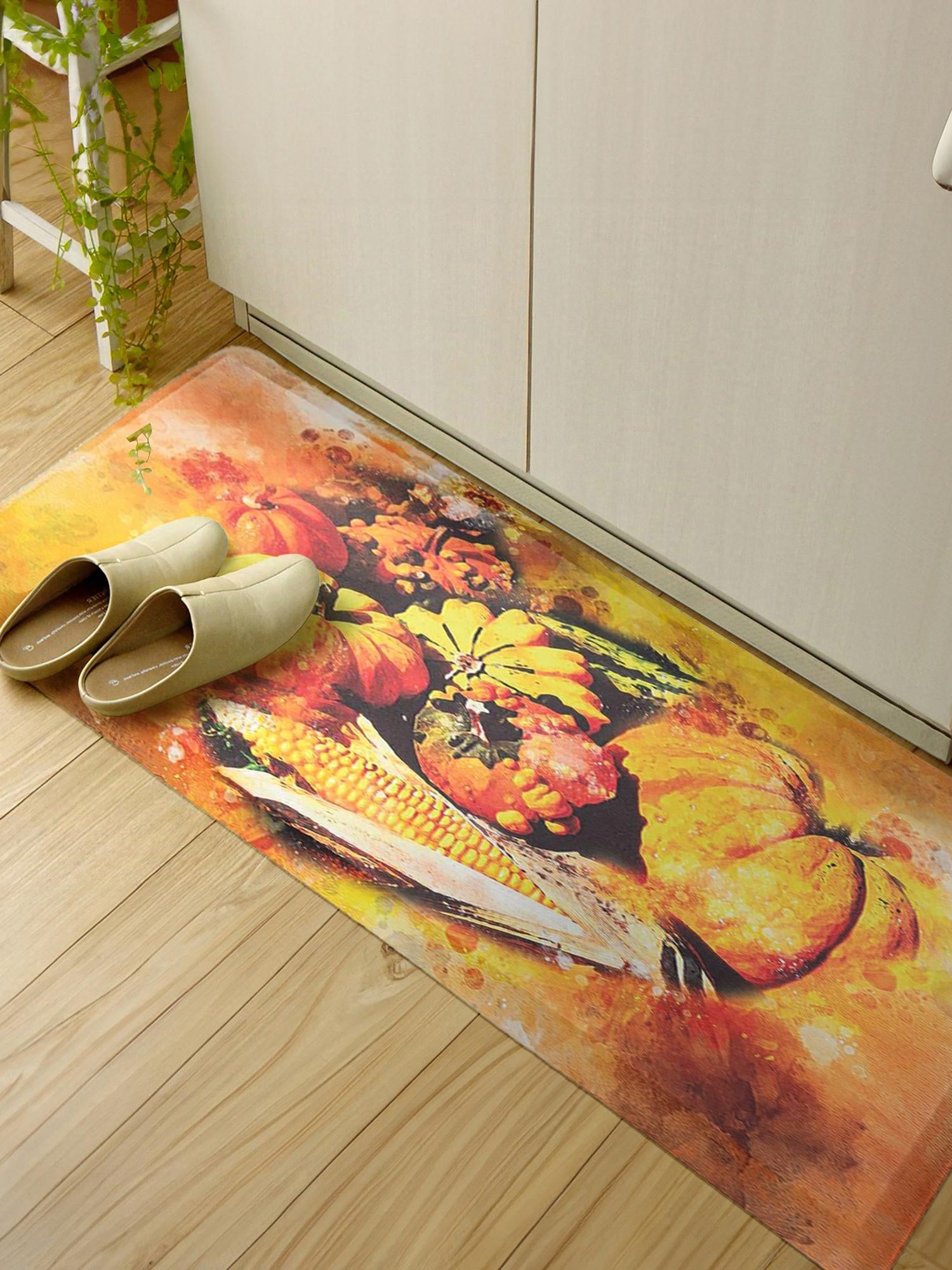 Seasonal Festive Anti-Fatigue Multicolor 2' x 5' Comfort Standing Mat  for Kitchen, Bath, Laundry Room, Office Colorful PVC Durable Non-Slip Water Resistant Spill Proof Rug Thick Rubber for Sale at Rug Engine