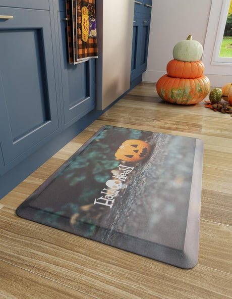 Seasonal Festive Anti-Fatigue Multicolor 2' x 3' Comfort Standing Mat  for Kitchen, Bath, Laundry Room, Office Colorful PVC Durable Non-Slip Water Resistant Spill Proof Rug Thick Rubber for Sale at Rug Engine