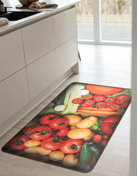 Anti-Fatigue Multicolor 2' x 3' Comfort Standing Mat  for Kitchen, Bath, Laundry Room, Office Colorful PVC Durable Non-Slip Water Resistant Spill Proof Rug Thick Rubber for Sale at Rug Engine