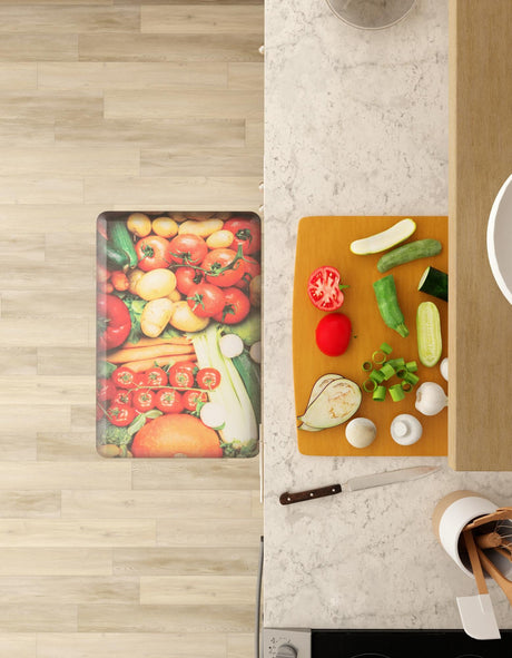 Anti-Fatigue Multicolor 2' x 3' Comfort Standing Mat  for Kitchen, Bath, Laundry Room, Office Colorful PVC Durable Non-Slip Water Resistant Spill Proof Rug Thick Rubber for Sale at Rug Engine