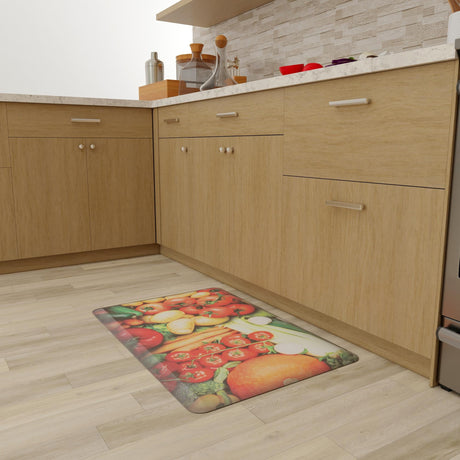 Anti-Fatigue Multicolor 2' x 3' Comfort Standing Mat  for Kitchen, Bath, Laundry Room, Office Colorful PVC Durable Non-Slip Water Resistant Spill Proof Rug Thick Rubber for Sale at Rug Engine