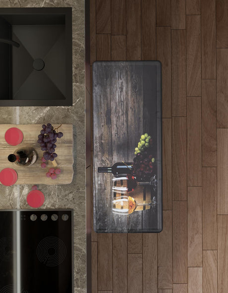 Anti-Fatigue Multicolor 2' x 5' Comfort Standing Mat  for Kitchen, Bath, Laundry Room, Office Colorful PVC Durable Non-Slip Water Resistant Spill Proof Rug Thick Rubber for Sale at Rug Engine