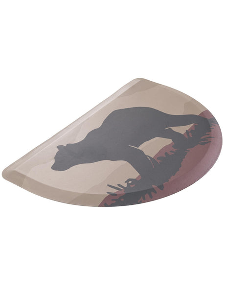 Anti-Fatigue Multicolor 2' x 3' Comfort Standing Mat Hearth Half-Round Semicircle Area Rug for Kitchen, Bath, Laundry Room, Office Colorful PVC Durable Non-Slip Water Resistant Spill Proof Rug Thick Rubber for Sale at Rug Engine