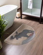 Multicolor 2' x 3' Comfort Mat Semicircle Hearth Rug