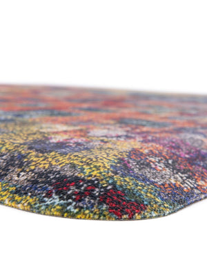 Multicolor 2' x 3' Comfort Mat Semicircle Hearth Rug