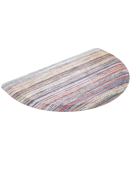 Anti-Fatigue Multicolor 2' x 3' Comfort Standing Mat Hearth Half-Round Semicircle Area Rug for Kitchen, Bath, Laundry Room, Office Colorful PVC Durable Non-Slip Water Resistant Spill Proof Rug Thick Rubber for Sale at Rug Engine