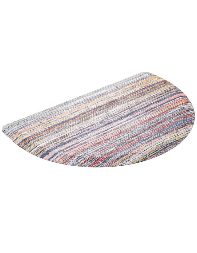 Multicolor 2' x 3' Comfort Mat Semicircle Hearth Rug
