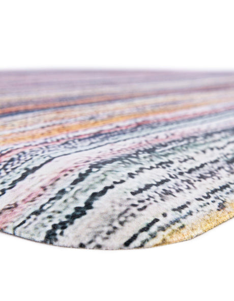 Anti-Fatigue Multicolor 2' x 3' Comfort Standing Mat Hearth Half-Round Semicircle Area Rug for Kitchen, Bath, Laundry Room, Office Colorful PVC Durable Non-Slip Water Resistant Spill Proof Rug Thick Rubber for Sale at Rug Engine