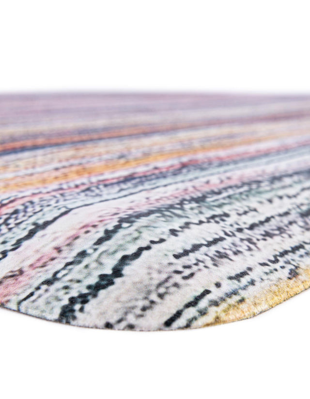 Multicolor 2' x 3' Comfort Mat Semicircle Hearth Rug