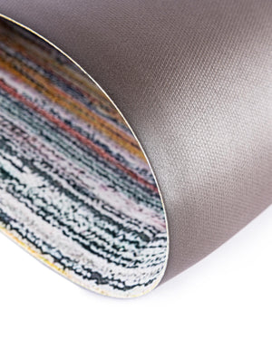 Multicolor 2' x 3' Comfort Mat Semicircle Hearth Rug