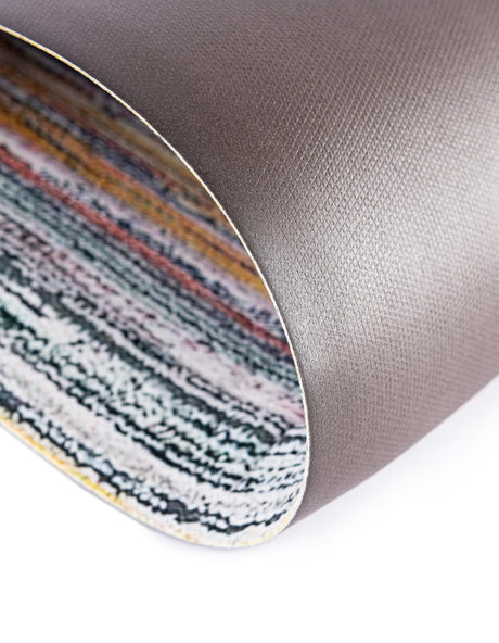 Anti-Fatigue Multicolor 2' x 3' Comfort Standing Mat Hearth Half-Round Semicircle Area Rug for Kitchen, Bath, Laundry Room, Office Colorful PVC Durable Non-Slip Water Resistant Spill Proof Rug Thick Rubber for Sale at Rug Engine