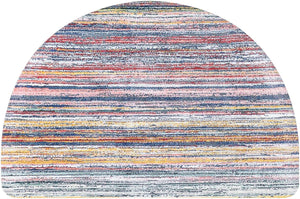 Multicolor 2' x 3' Comfort Mat Semicircle Hearth Rug