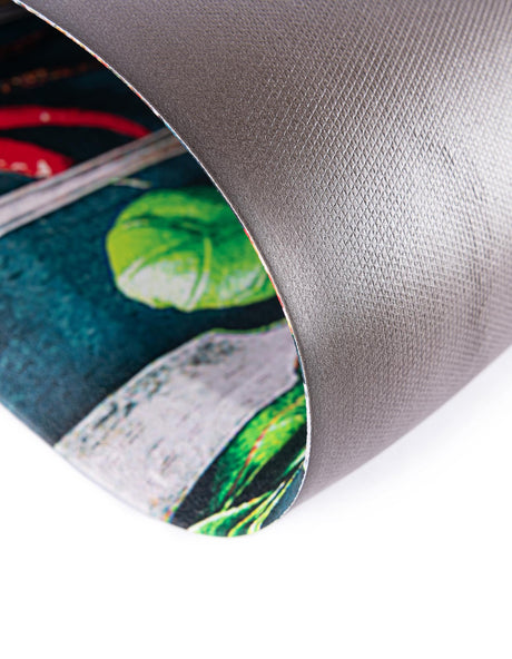 Anti-Fatigue Multicolor 2' x 3' Comfort Standing Mat Hearth Half-Round Semicircle Area Rug for Kitchen, Bath, Laundry Room, Office Colorful PVC Durable Non-Slip Water Resistant Spill Proof Rug Thick Rubber for Sale at Rug Engine