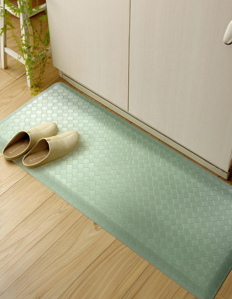 Anti-Fatigue Green 2' x 5' Comfort Standing Mat  for Kitchen, Bath, Laundry Room, Office Colorful PVC Durable Non-Slip Water Resistant Spill Proof Rug Thick Rubber for Sale at Rug Engine