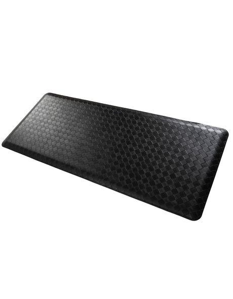 Anti-Fatigue Black 2' x 5' Comfort Standing Mat  for Kitchen, Bath, Laundry Room, Office Colorful PVC Durable Non-Slip Water Resistant Spill Proof Rug Thick Rubber for Sale at Rug Engine