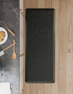Black 2' x 3' Comfort Mat Rectangle Rug