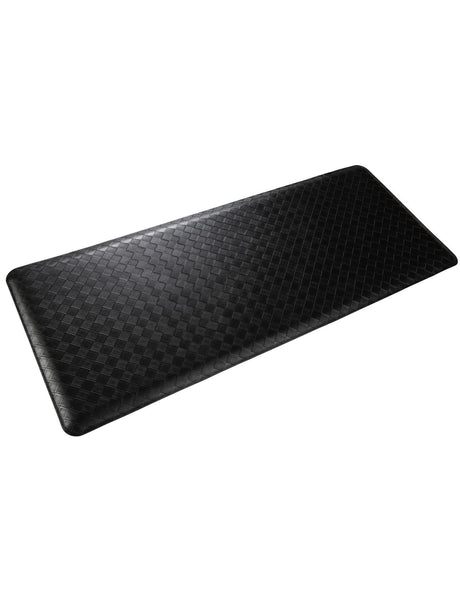 Anti-Fatigue Black 2' x 5' Comfort Standing Mat  for Kitchen, Bath, Laundry Room, Office Colorful PVC Durable Non-Slip Water Resistant Spill Proof Rug Thick Rubber for Sale at Rug Engine