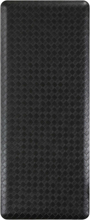 Anti-Fatigue Black 2' x 5' Comfort Standing Mat  for Kitchen, Bath, Laundry Room, Office Colorful PVC Durable Non-Slip Water Resistant Spill Proof Rug Thick Rubber for Sale at Rug Engine