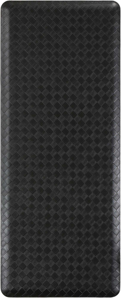 Anti-Fatigue Black 2' x 5' Comfort Standing Mat  for Kitchen, Bath, Laundry Room, Office Colorful PVC Durable Non-Slip Water Resistant Spill Proof Rug Thick Rubber for Sale at Rug Engine