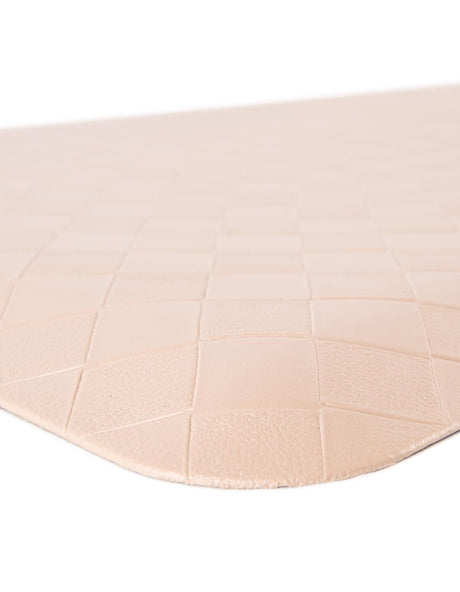 Anti-Fatigue Beige 2' x 3' Comfort Standing Mat  for Kitchen, Bath, Laundry Room, Office Colorful PVC Durable Non-Slip Water Resistant Spill Proof Rug Thick Rubber for Sale at Rug Engine