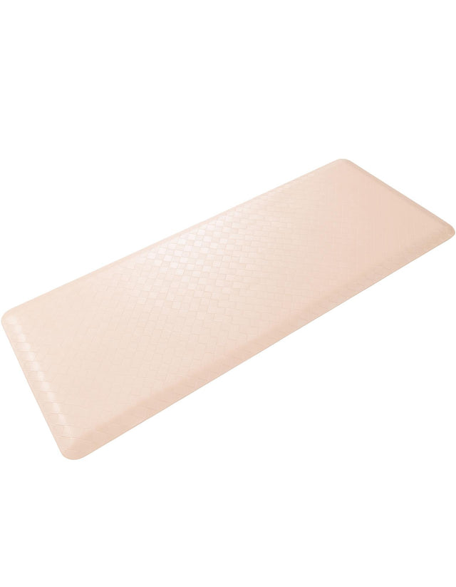 Anti-Fatigue Beige 2' x 5' Comfort Standing Mat  for Kitchen, Bath, Laundry Room, Office Colorful PVC Durable Non-Slip Water Resistant Spill Proof Rug Thick Rubber for Sale at Rug Engine