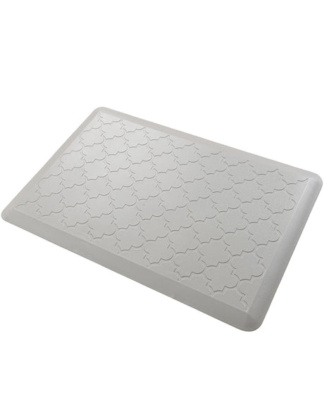 Anti-Fatigue Gray 2' x 3' Comfort Standing Mat  for Kitchen, Bath, Laundry Room, Office Colorful PVC Durable Non-Slip Water Resistant Spill Proof Rug Thick Rubber for Sale at Rug Engine