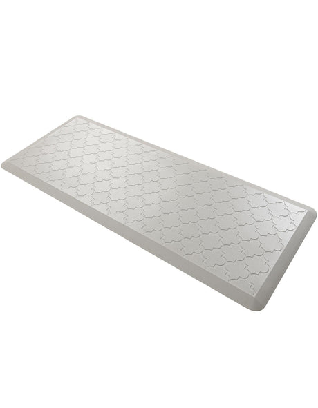 Anti-Fatigue Gray 2' x 5' Comfort Standing Mat  for Kitchen, Bath, Laundry Room, Office Colorful PVC Durable Non-Slip Water Resistant Spill Proof Rug Thick Rubber for Sale at Rug Engine